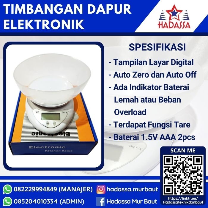 Timbangan Dapur Elektronik