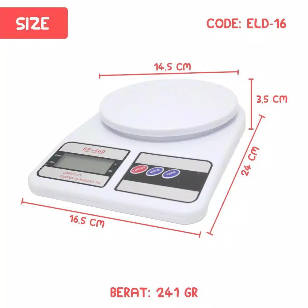 Timbangan Digital Kapasitas 10kg 4