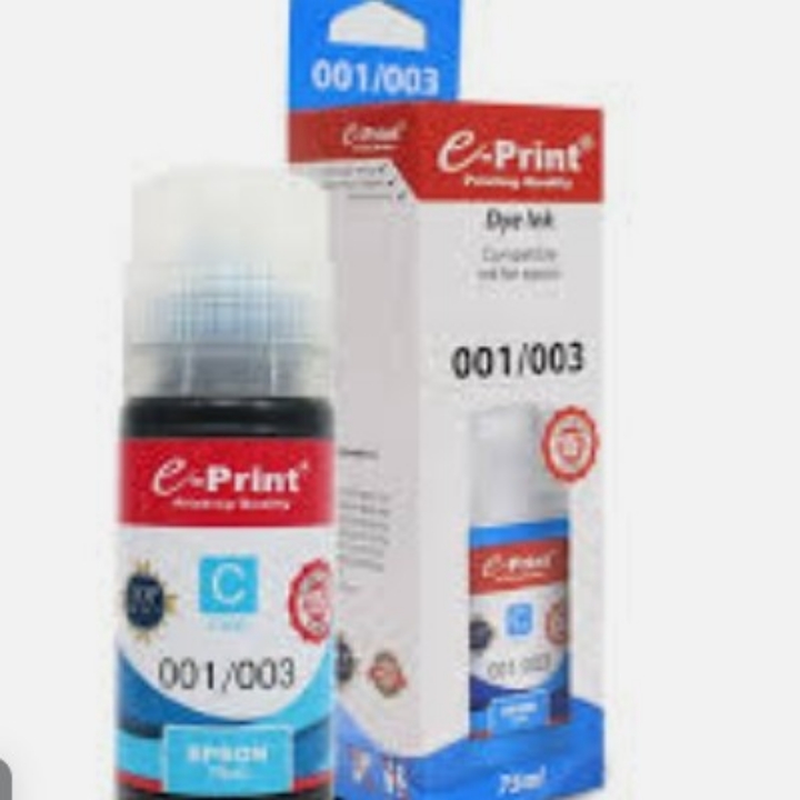 Tinta Epson Merk E- Print 001 003 Biru