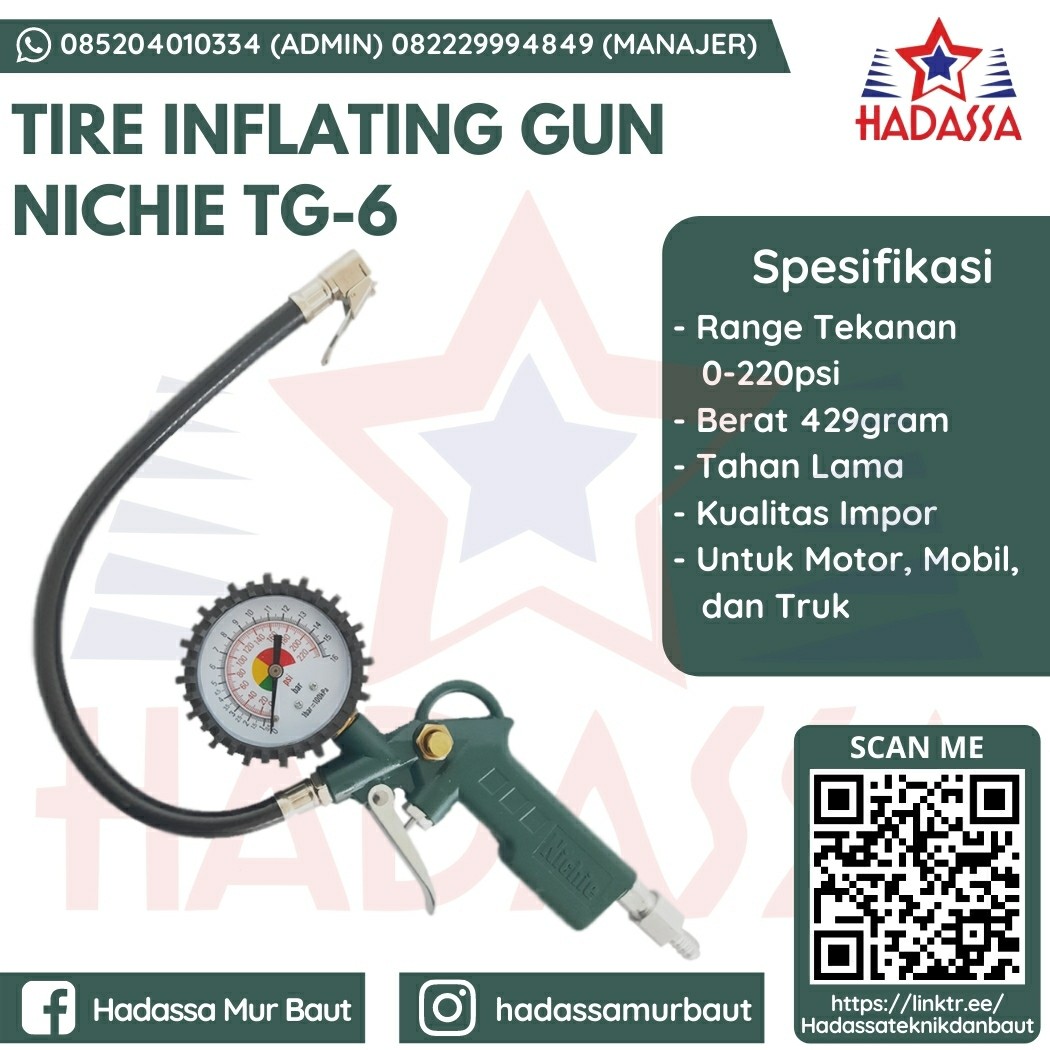 Tire Inflating Gun Nichie TG-6