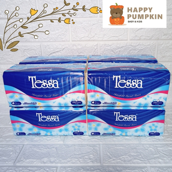 3 Pcs Tissue Tessa 250s 2ply Tissue Wajah