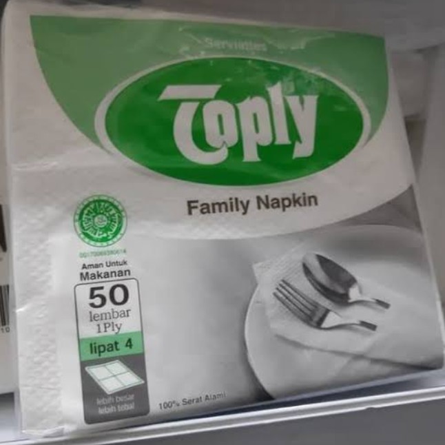 Tisu Toply  Famili Napkin 50 Lembar