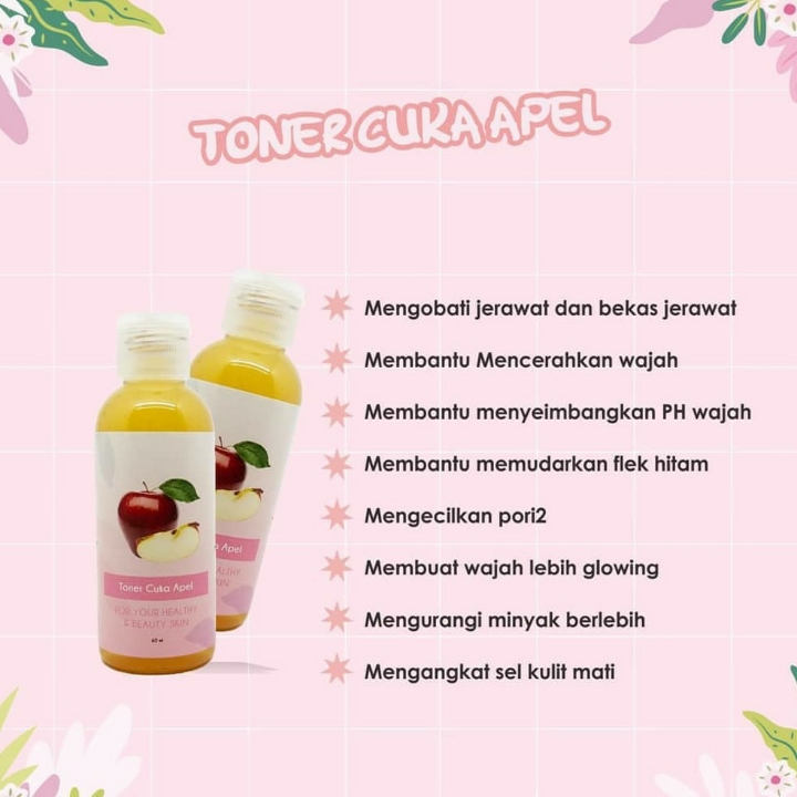 Toner Cuka apel 