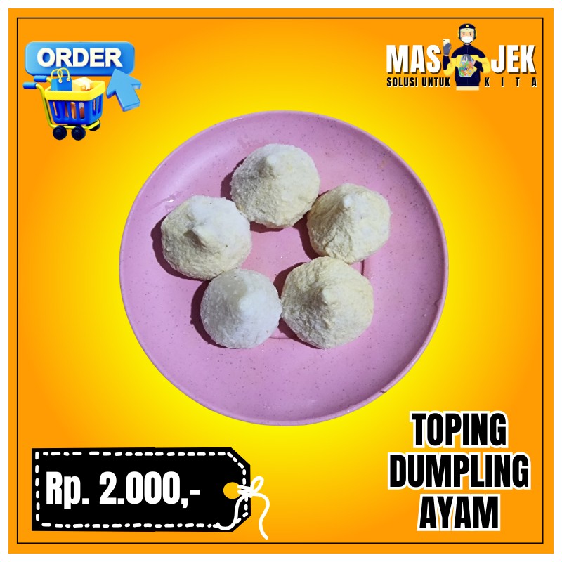 Toping Dumpling Ayam