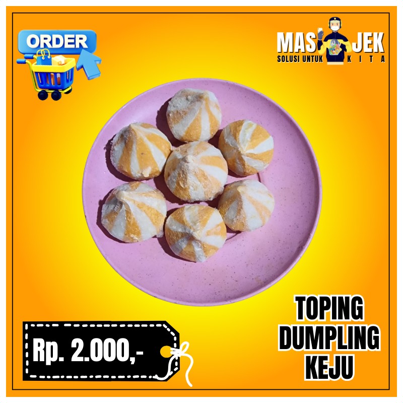 Toping Dumpling Keju