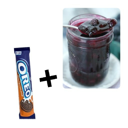 Toping Oreo Blueberry