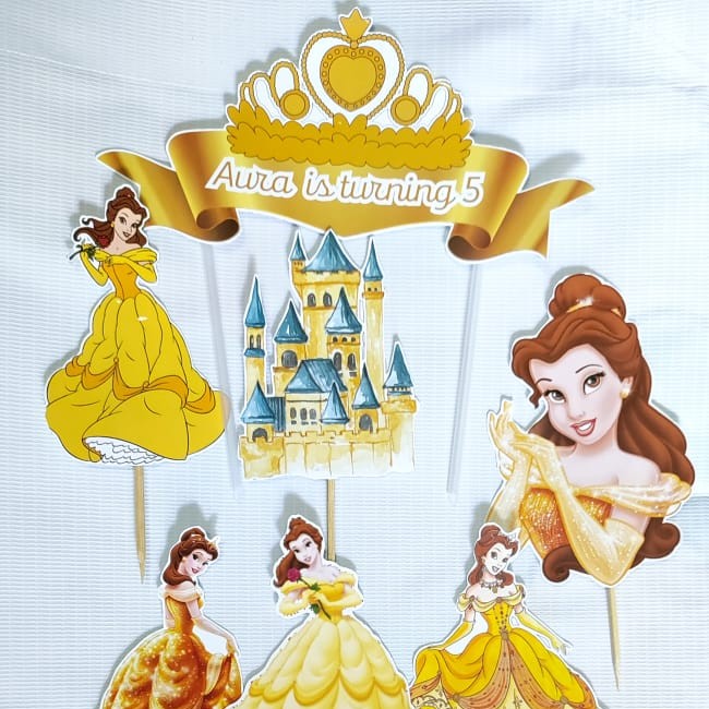 Topper Custom Thema Belle Princess