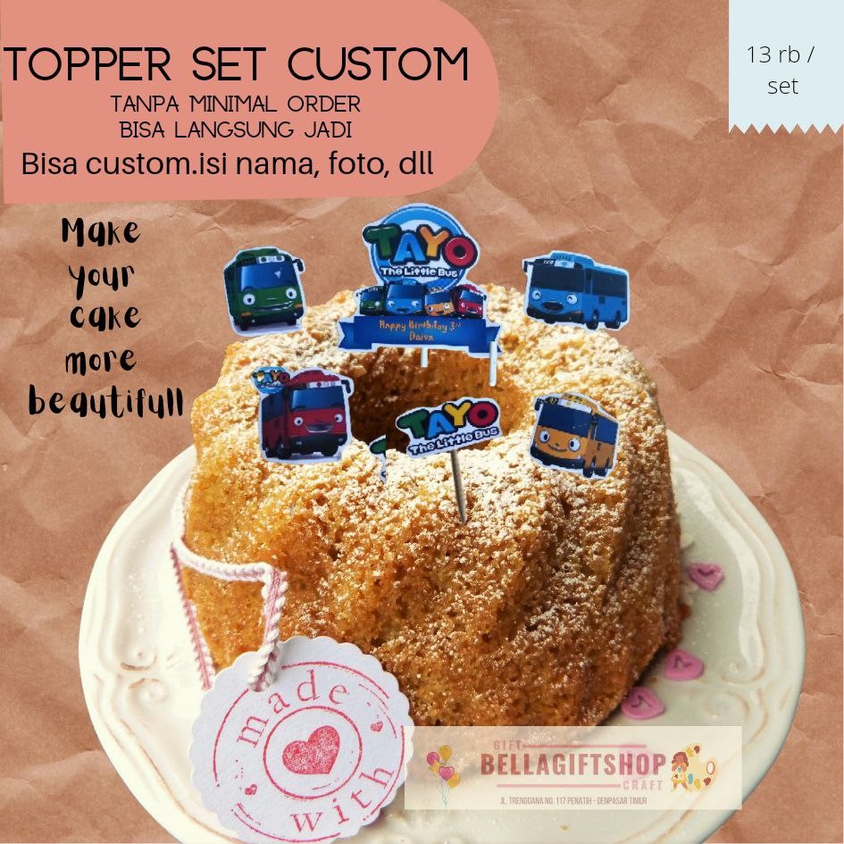 Topper set Custom Thema Tayo