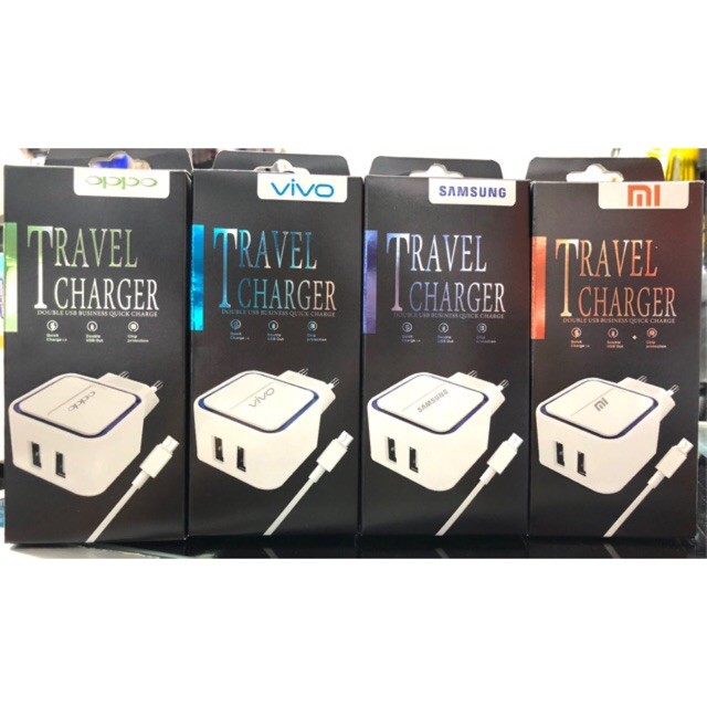 Travel Charger LED 2Output All Type Good Quality 2