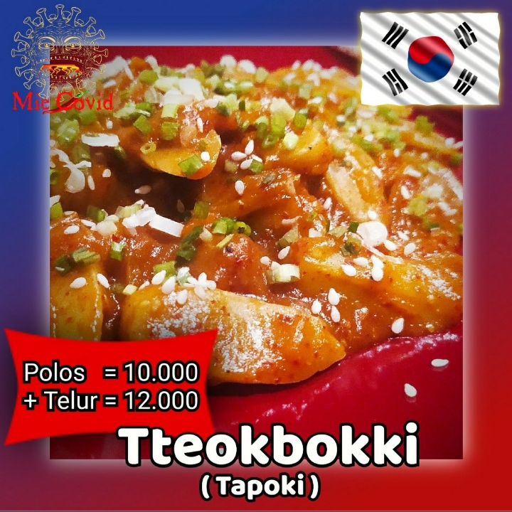 Tteokbokki Plus Telur Korean Style