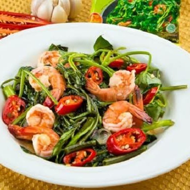 Tumis Kangkung Seafood