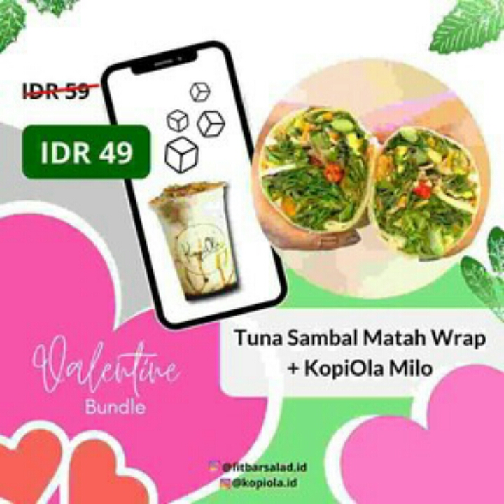 Tuna Sambal Matah Wrap  KopiOla Milea