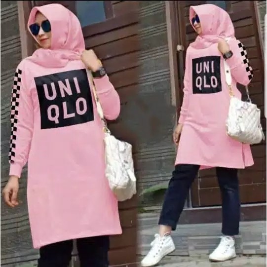 Tunik Uni Babytery Halus l Tunik Muslim Wanita