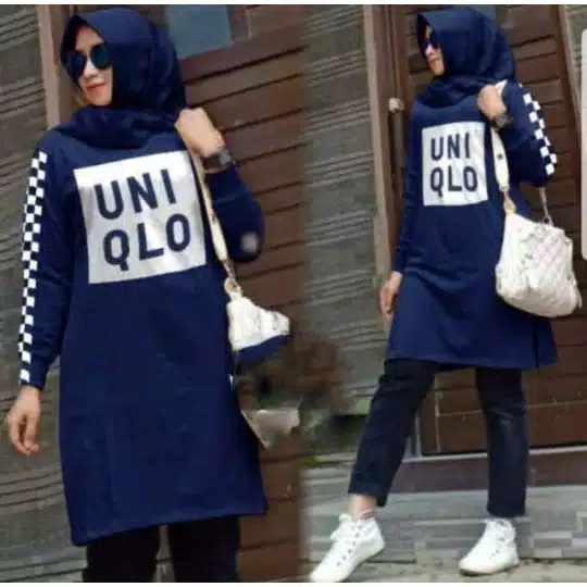 Tunik Uni Babytery Halus l Tunik Muslim Wanita 4