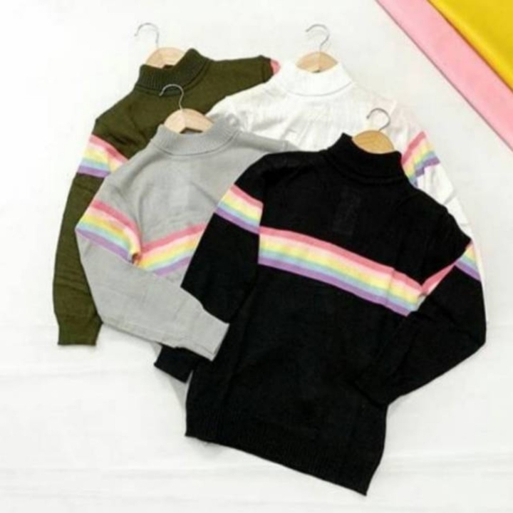 Turtle neck candy knite sweater 2