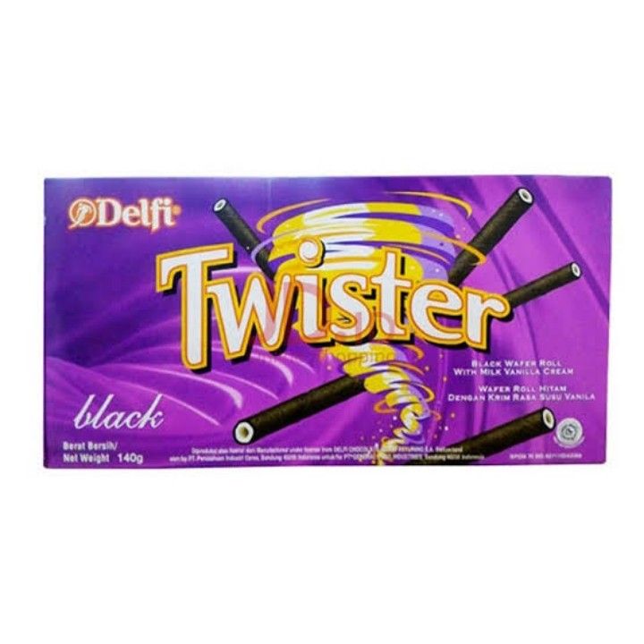 Twister Black Wafer Roll 140g