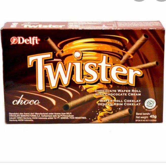 Twister Choco Wafer Roll 45g