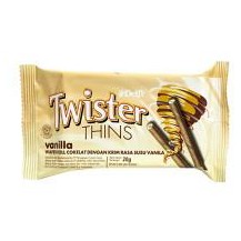 Twister Thins Vanilla Wafer Roll 20g