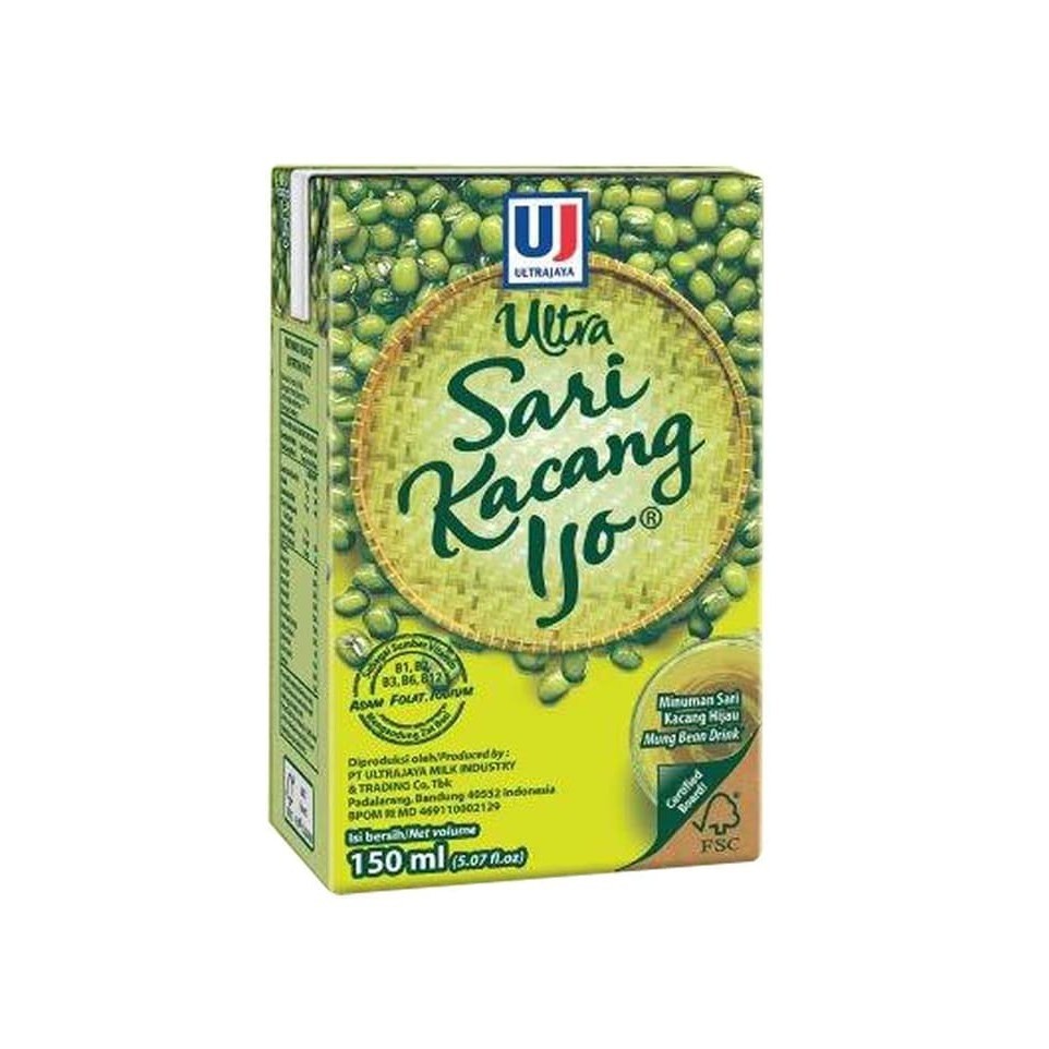 Ultra Kacang Hijau 250 Ml Waserda Ckp 1414