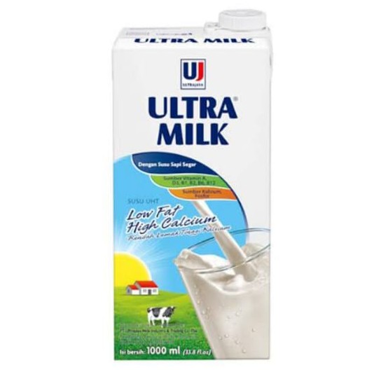 ULTRA LOW-FAT MILK TETRAPACK 1000 ML