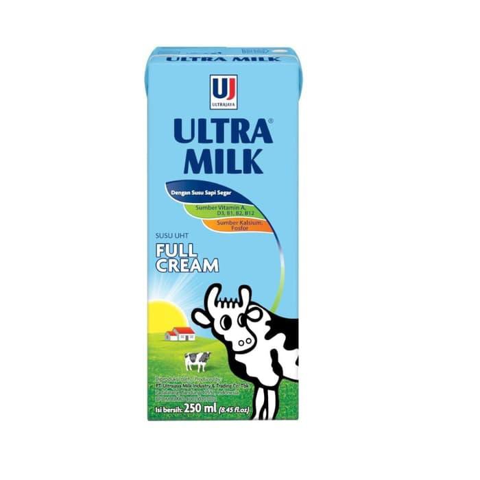 ULTRA MILK SUSU UHT TETRAPACK 250 ML