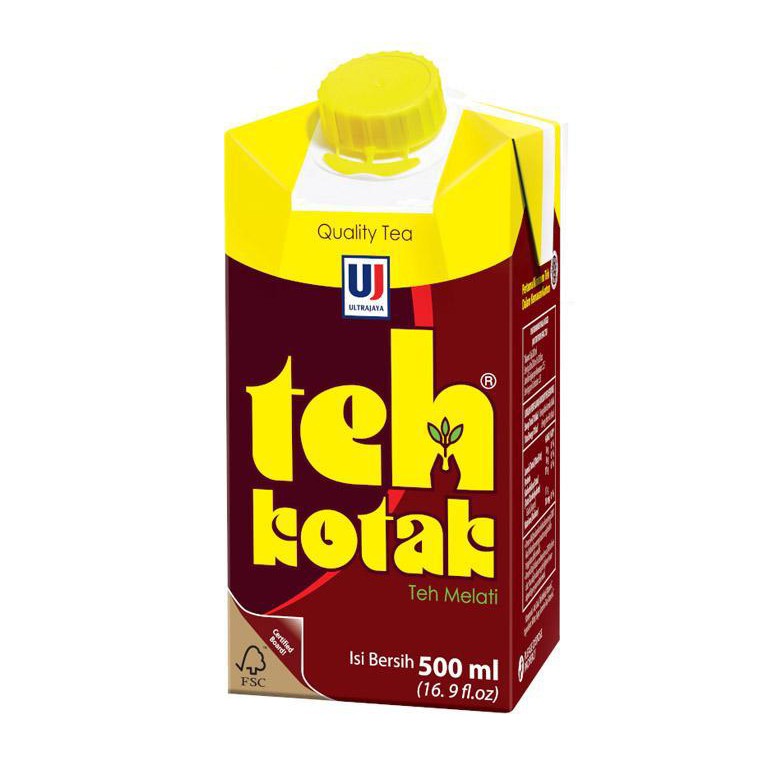 ULTRA TEH KOTAK JASMINE TEA TETRAPAK 500 ML