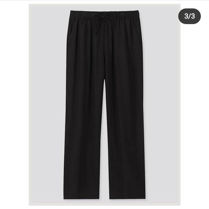 UNIQLO CULOTTES WIDE DRAPE katun Rayon