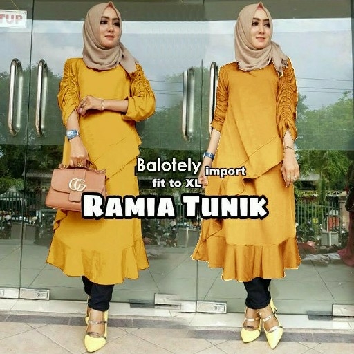 US RAMIA TUNIK Warna lain MOCCA