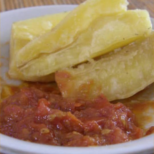 Ubi Goreng   Plus Sambel