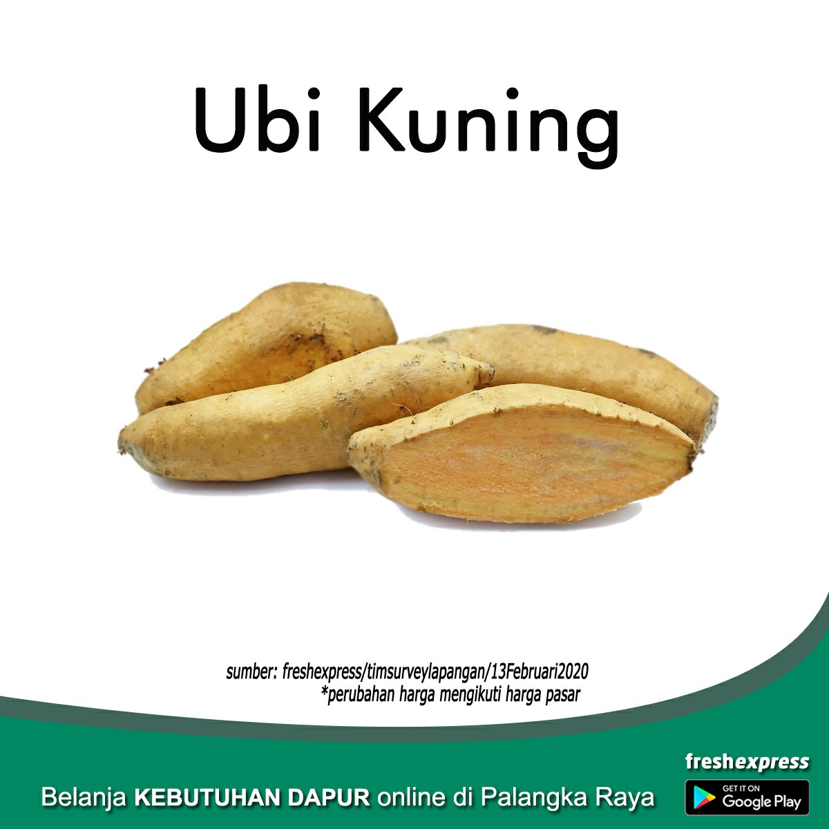 Ubi Kuning 1 Kg