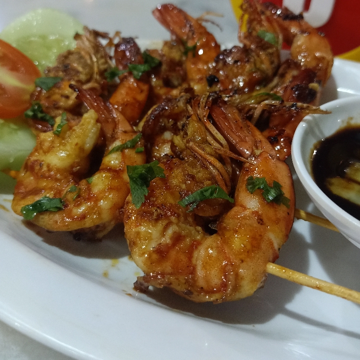 Udang  Vaname Bakar Madu