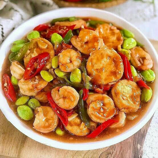 Udang Cah Tauco Petai