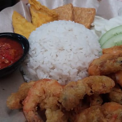 Udang Goreng Dan Nasi