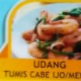 Udang Tumis Cabe Ijo Merah