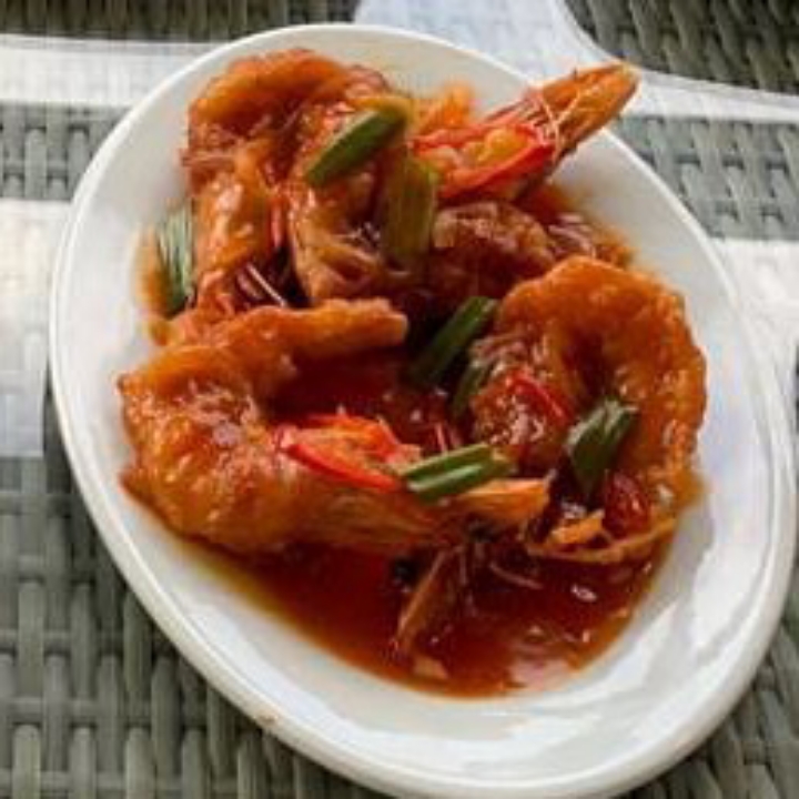 Udang Goreng Tepung Asam Manis