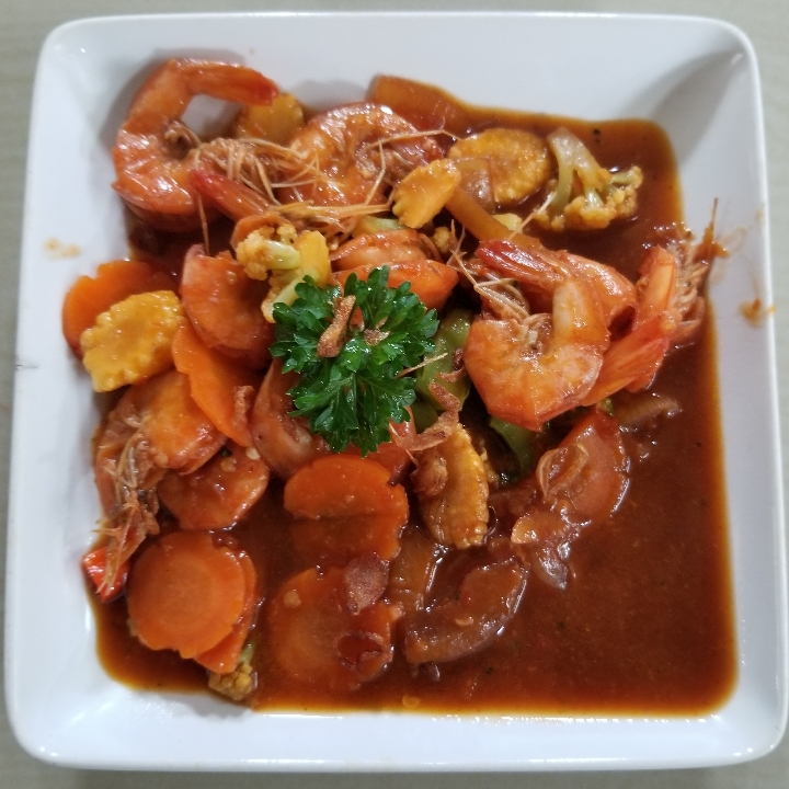 Udang Pedas Manis