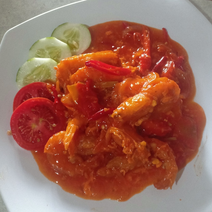 Udang Singapore Asam Pedas