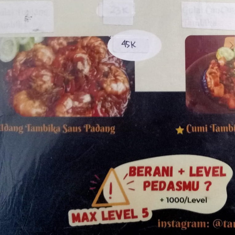 Udang Tambika Pedas Manis