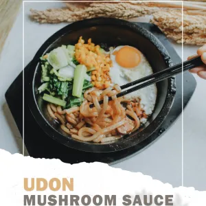 Udon Mushroom Sauce Beef 