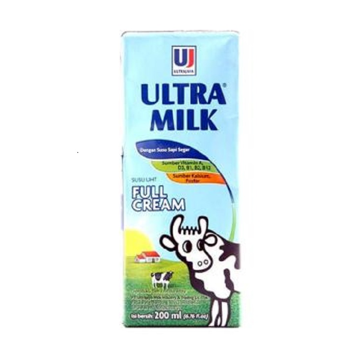 Ultra Milk Full Cream 200ml