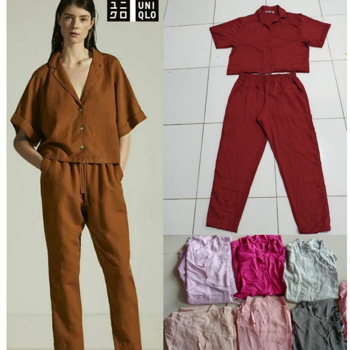 Uniqlo Set Baju Wanita