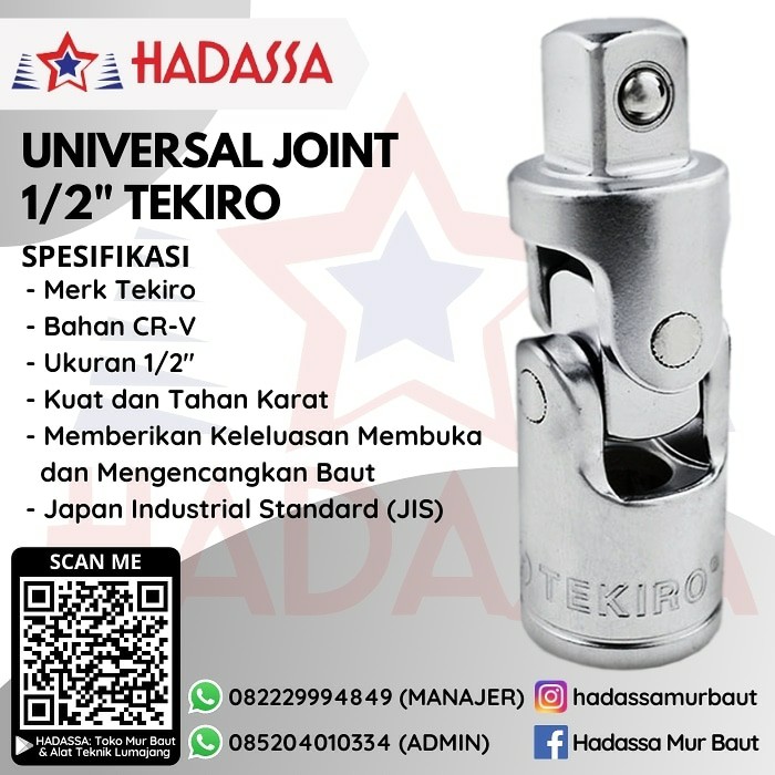 Universal Joint 1per2 Inci Tekiro