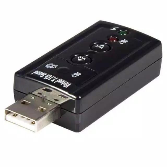 Unik  Sound Card Adapter USB 7 1 Channel External Soundcard Audio  Eks 4