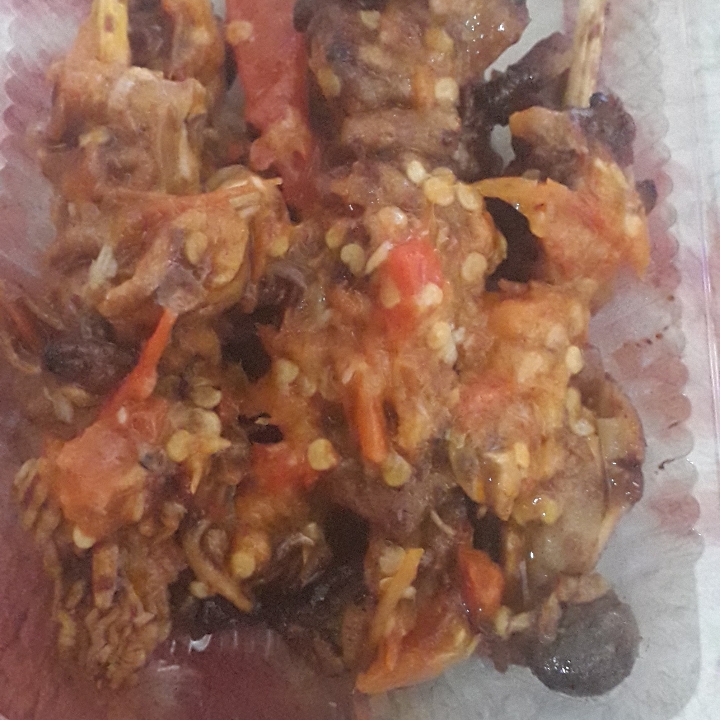 Usus Bakar Siram Sambal