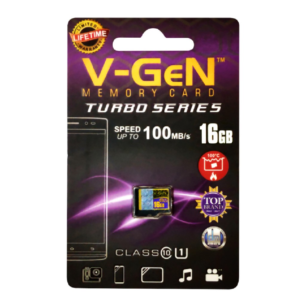 V-GEN Memory Card 16GB Class 10 Turbo Series