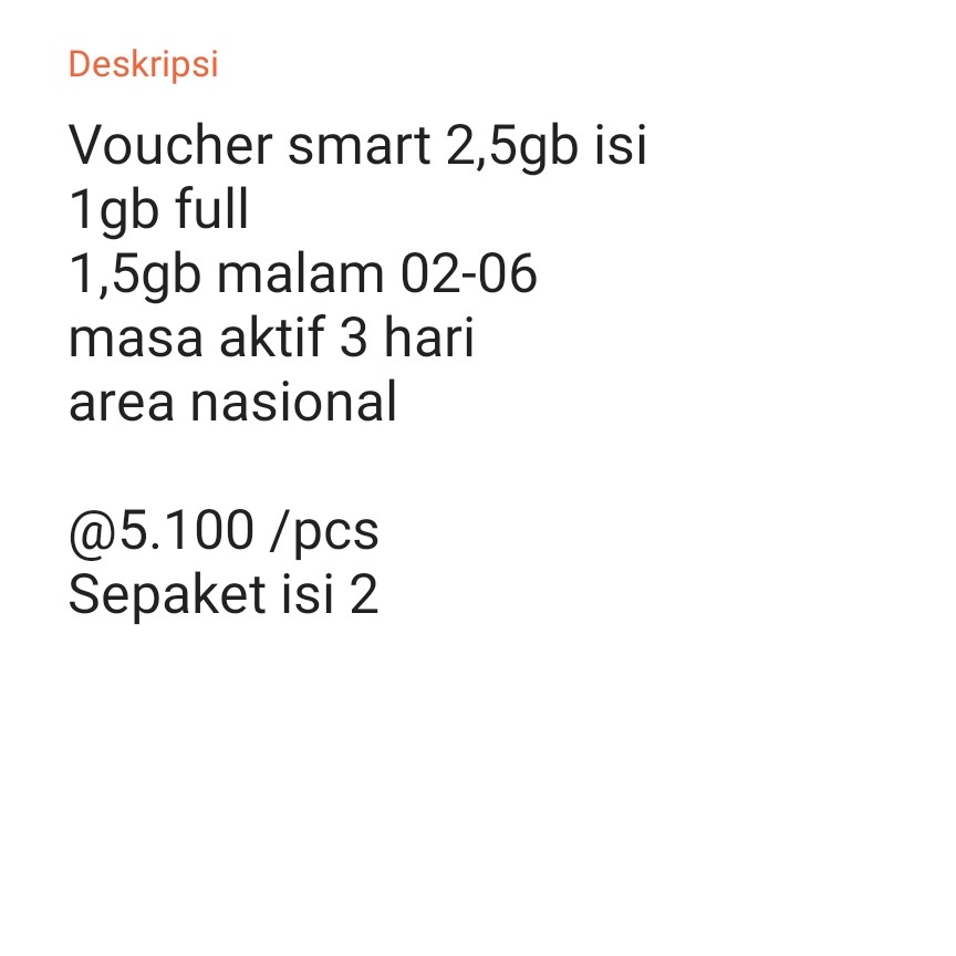 VOUCHER Isi 2 2