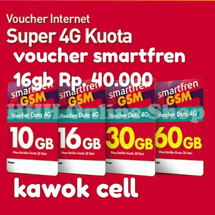 VOUCHER SMARTFREN 16GB