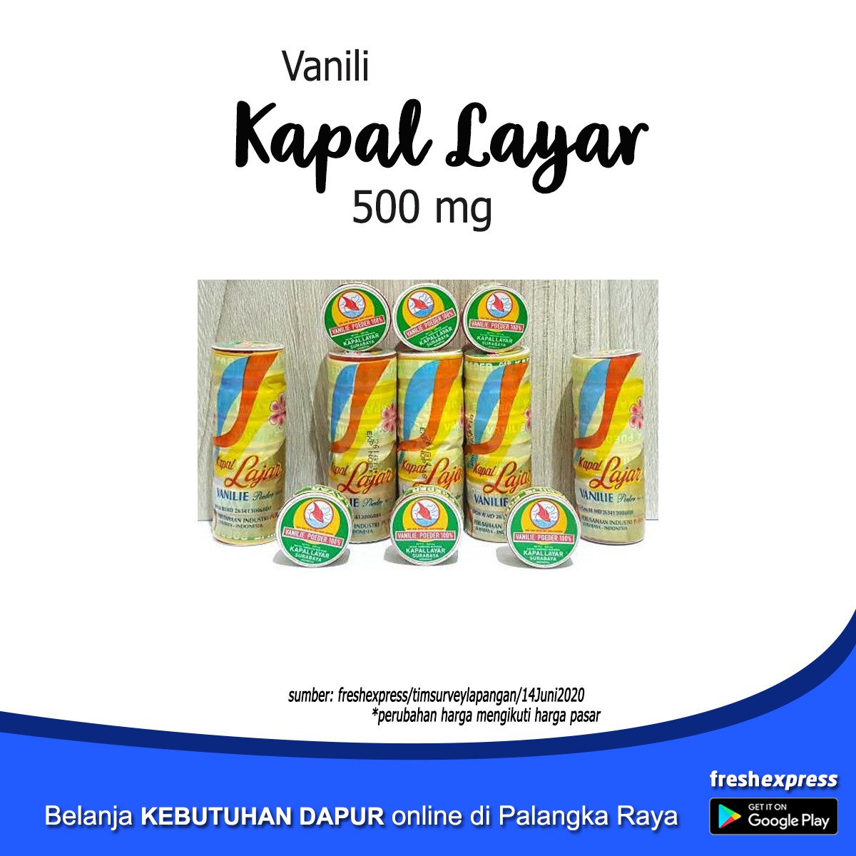 Vanili - Kapal Layar 500 Gram