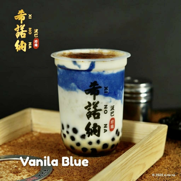 Vanilla Blue Boba