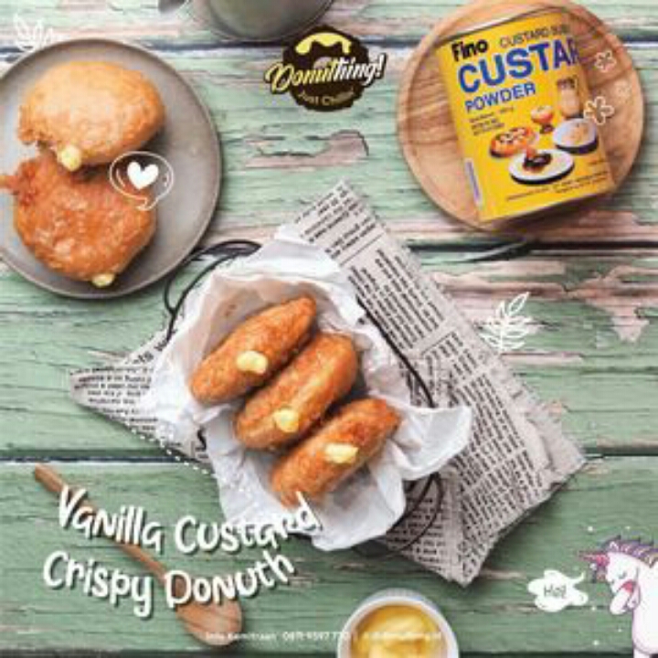 Vanilla Custard Crispy Donuth